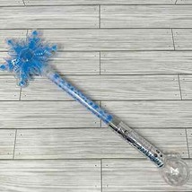 Disney On Ice Frozen Wand Light Up Blue Snowflake 22 Inch Tested Working - $26.70