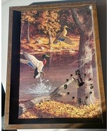 Arrowhead Wildlife Art Gallery Duck Print With Clock - Works! - $65.20 CAD