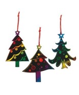 2 Sets of Oriental Trading Co. Magic Color Scratch Christmas Tree Orname... - $21.71 CAD