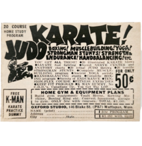 1966 Oxford Studios Martial Arts Advertisement Vintage Judo Karate DWF28 - $19.99 1966 Oxford Studios Martial Arts Advertisement Vintage Judo Karate DWF28 - $19.99