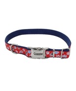 Ribbon Adjustable Nylon Dog Collar with Metal Buckle-2 Sizes - $27.52 CAD+