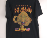 Def Leppard Pyromania 1983 United States Tour Unisex T-Shirt Size Large - $19.39