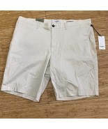 Good Fellow &amp; Co Solid Beige New Men&#39;s Size 42 Linden Flat Front Chino S... - $16.44 CAD