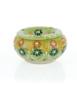Decorative Ceramic Jar-Colorful Decorative Jar With Lid-Handmade, Lime G... - $39.98