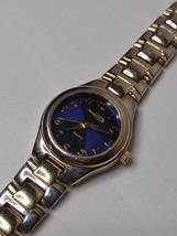 Nelsonic Metal Watch With Dark Blue Dial - $35.00