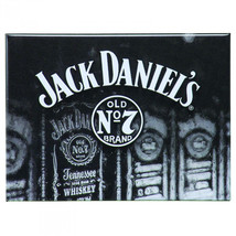 Jack Daniel&#39;s Line of Bottles Magnet Black - £10.40 GBP