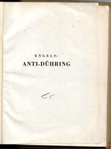 Friedrich Engels Anti-Duhring Communism Serbian Ed 1940s - £71.85 GBP