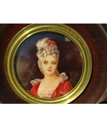 Oil painting miniature signed HIL circa 1950 - €136,85 EUR