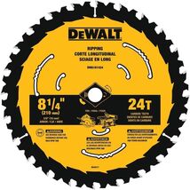 DeWalt 8-1/4 in. D X 5/8 in. Tungsten Carbide Circular Saw Blade 24 teeth - $21.95