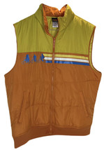 Netflix Stranger Things Men&#39;s 80&#39;s Style Multi-Colored Puffy Polyester Vest Xxl - £8.90 GBP