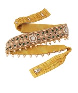 Indian Traditional Embroidery Cloth Waist Belt Multicolor For Women( PAC... - £50.59 GBP
