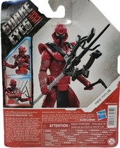G.I. Joe Snake Eyes Movie Red Ninja 6 inch Action Figure New - £12.85 GBP