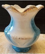 YALE ANTINQUE POTTERY VASE BLUE MADE IN 1800&#39;S - $60.43