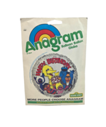 VINTAGE ANAGRAM MYLAR REFILLABLE BALLOON SESAME STREET HAPPY BIRTHDAY NE... - $11.69 CAD