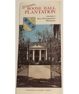 Vintage Boone Hall Plantation Brochure Charleston South Carolina QBR4 - £10.11 GBP