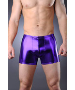 Thunderbox Chrome Metal Purple Pouch Shorts Party Costume Dance S, M, L, XL - $41.32 CAD