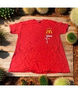 Travis Scott Authentic Cactus Jack Red McDonald’s Crew Shirt Uniform Size L - $407.06 MXN