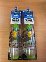 2 Pack Oral-B Kids Electric Toothbrush The Mandalorian Baby Yoda Star Wa... - $11.76