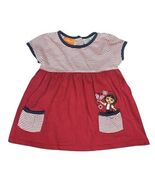 Vintage Y2K Dora The Explorer Embroidered Baby Girls Dress Nickelodeon S... - $28.70