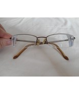 Unisex partial rimless bronze metal eyeglasses glasses frames (with lenses) - $23.99
