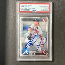 2015 Topps Bowman #BP-113 Max Fried Signed Card PSA AUTO Slabbed Braves - $129.99