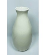 Morandi Jag Vase Short-Matte White 8.75&quot; by CANVAS - $24.72