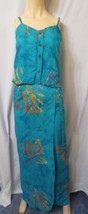 Island Stuff Vtg Style BOHO-HIPPIE Wrap Skirt &amp; Top Women&#39;s Size M - £58.97 GBP