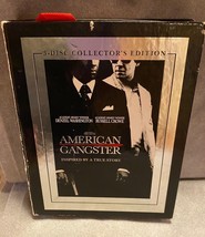 American Gangster DVD 3 Disc Set Denzel Washington Russel Crowe Ruby Dee Crime - £5.49 GBP