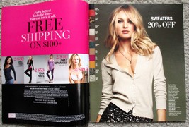 Victoria&#39;s Secret Fall Sales &amp; Specials 2011 V. 1, #2 Catalog Candice Swanepoel - $13.49