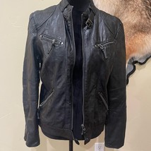 M.S.S.P. Faux Leather Bomber Jacket - £25.47 GBP
