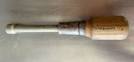 Vintage Bridgeport 1/2&quot; Wood Handle Nut Driver Made In The USA Tool - £8.80 GBP