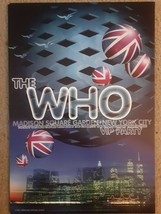 Mint THE WHO Concert Poster MSG NYC 2000 - $49.99