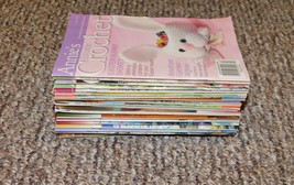 Lot 33 Annie&#39;s Favorite Crochet Hooked On Booklets Magazine Patterns Afg... - $39.59