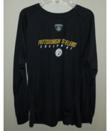Reebok Pittsburgh Steelers Top Long Sleeve Shirt Boys Large Black - £11.89 GBP
