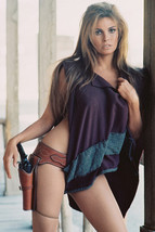 Raquel Welch sexy semi-nude with poncho &amp; guns Hannie Caulder 18x24 Poster - $23.99