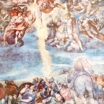 1958 Michaelangelo Conversion Of St Paul Print Art From Look Magazine HM2T - $34.91 CAD