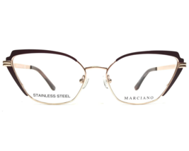 GUESS by Marciano Eyeglasses Frames GM0373 069 Brown Rose Gold Cat Eye 56-16-140 - $55.88