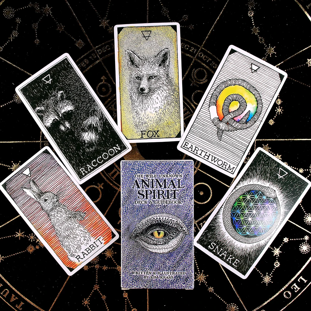 The Wild Unknown  Spirit Deck Tarot Oracle Cards Deck Tarot Card Reading Guide K - £109.26 GBP
