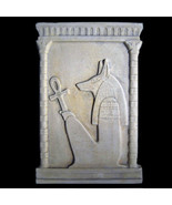 ANUBIS Ancient Egyptian God sculpture Wall Sculpture Relief plaque replica - €24,93 EUR
