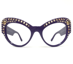 Versace Sunglasses Frames MOD.4269 5113/79 Purple Gold Studs Oversized 5... - £110.15 GBP