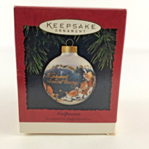 Hallmark Keepsake Christmas Tree Ornament Godparent Bulb Vintage 1994 Collector - £11.72 GBP