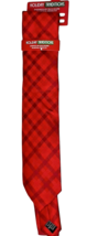 Hallmark Holiday Men's Christmas Red Classic Point Necktie Plaids & Checks image 2