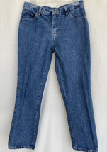 Lee Jeans Womens 32x29 Blue Straight Leg Mid Rise Relaxed Fit Denim Tag ... - $14.72