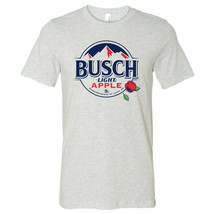 Busch Light Apple White Mountains Logo T-Shirt Grey - £27.32 GBP+