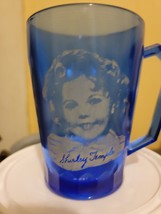 Shirley Temple Cup Cobalt Blue Depression Glass Wheaties Cereal Hazel Atlas - £156.63 GBP
