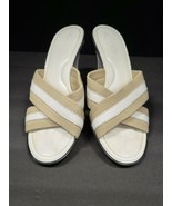 Tods Open Toe Heels Sandals Size 9 Italy - £36.85 GBP