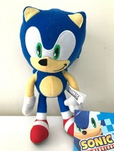 Large Sonic the Hedgehog Toy 12&quot; tall Stuffed Soft Plush Kids Toy NWT - £15.65 GBP