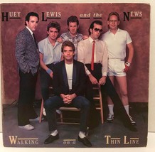 Huey Lewis And The News Walking On A Thin Line 45 Vinyl Record 7&quot; Single... - £10.95 GBP