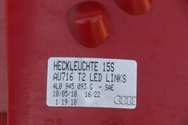 2010-15 Audi Q7 LED Taillight Lamp Driver Left LH image 10