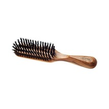 Olive Wood Styling Hair Brush with Pure Boar Bristle and Rectangular Han... - £47.16 GBP